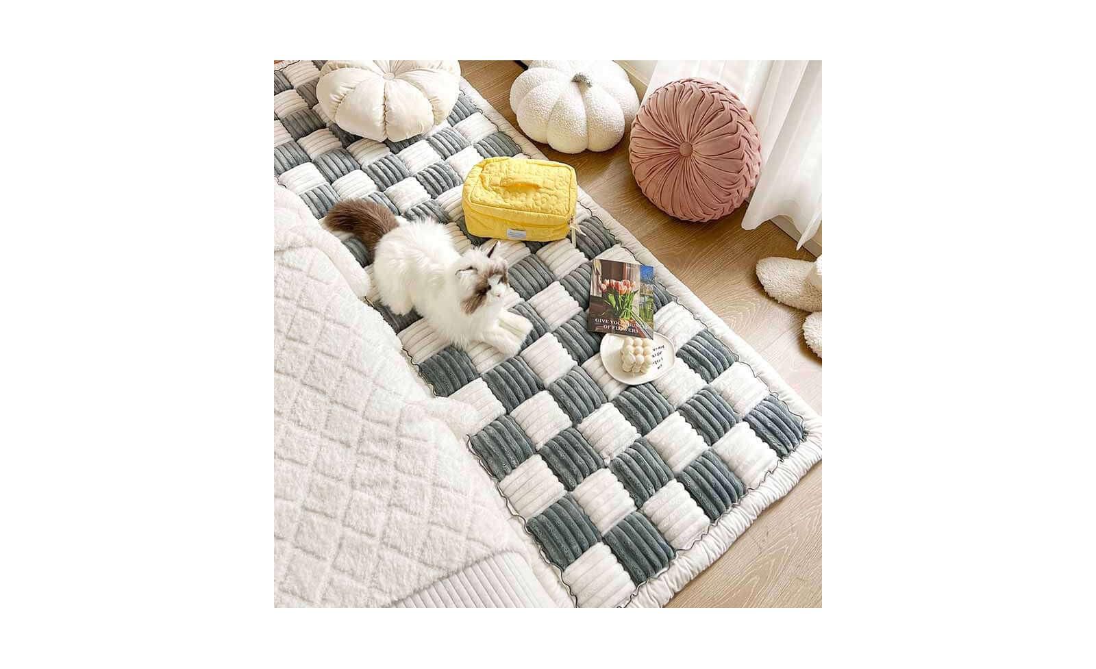 FunnyFuzzy Garden Chic Cotton Sofa Seat Pad