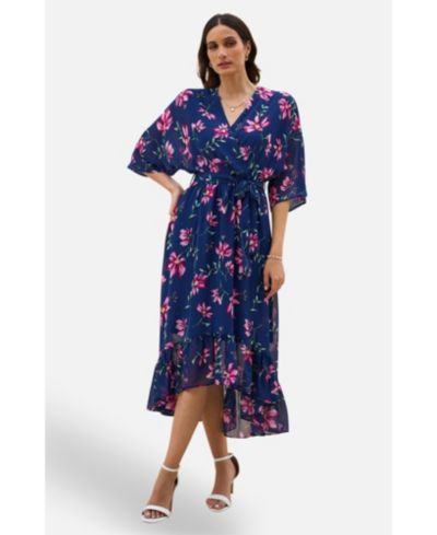 Yumi Women's Floral Midi Dress