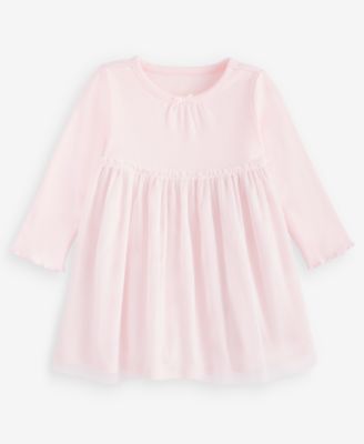 Детское платье First Impressions Long-Sleeve Tulle-Skirt