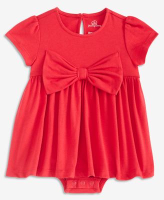 First Impressions Baby Girls' 0M-24M Bow Skirted Sunsuit, Macy's Exclusive