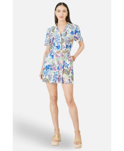 Женский комбинезон Yumi Paisley Retro Print Playsuit