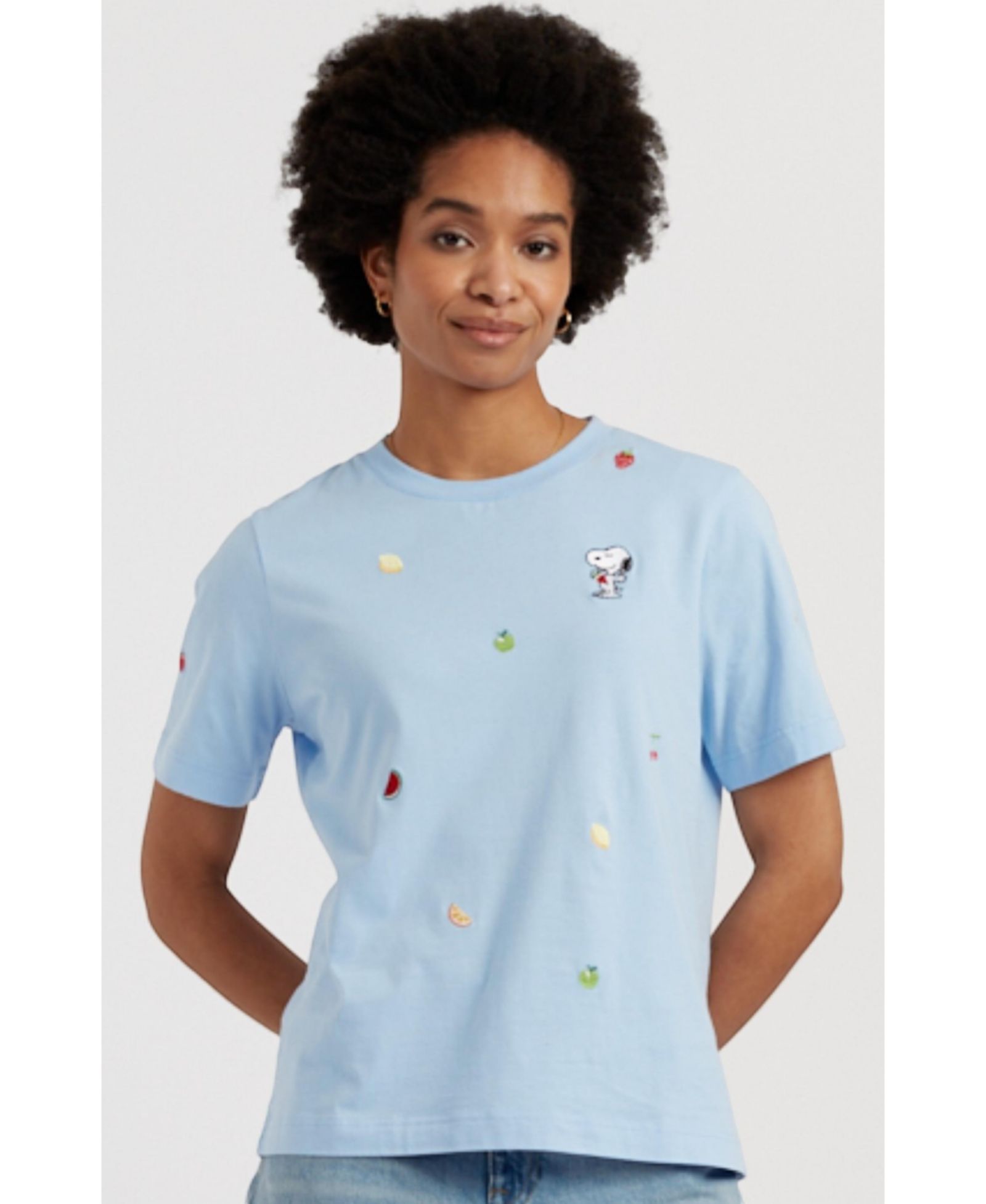 Женская хлопковая футболка Chinti & Parker Snoopy Fruit