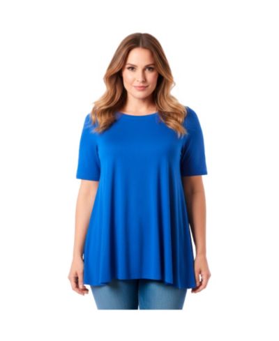 Туника Avenue Women's Plus Size Boatneck Swing
