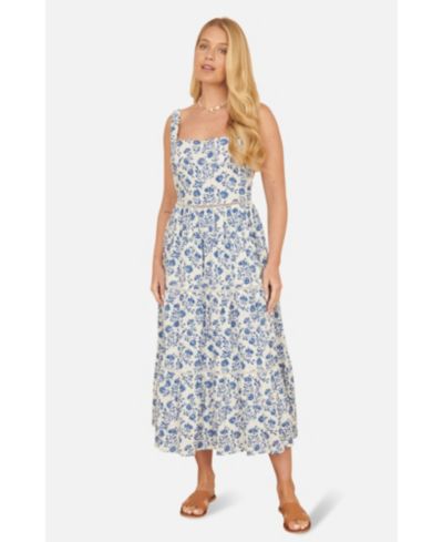 Женское миди-платье Yumi Floral Broderie Anglaise Sun Dress