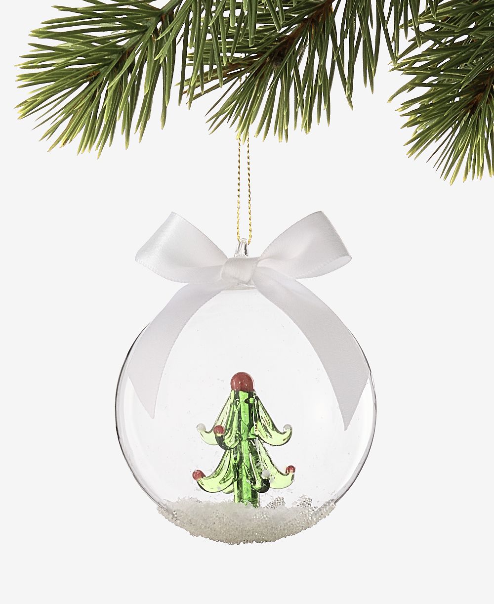 Елочное украшение Holiday Lane Cozy Cabin Tree Inside Ball