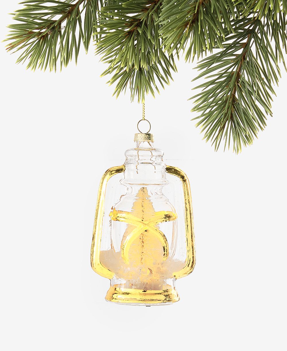 Рождественский светящийся фонарик Holiday Lane в виде уютной хижины, эксклюзив Macy's