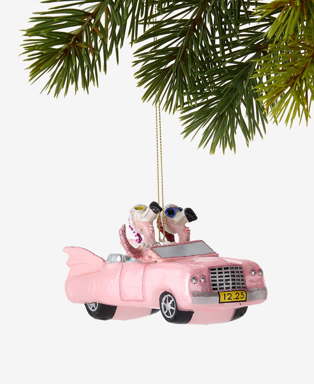 Украшение «Фламинго в машине» из Флориды от Holiday Lane