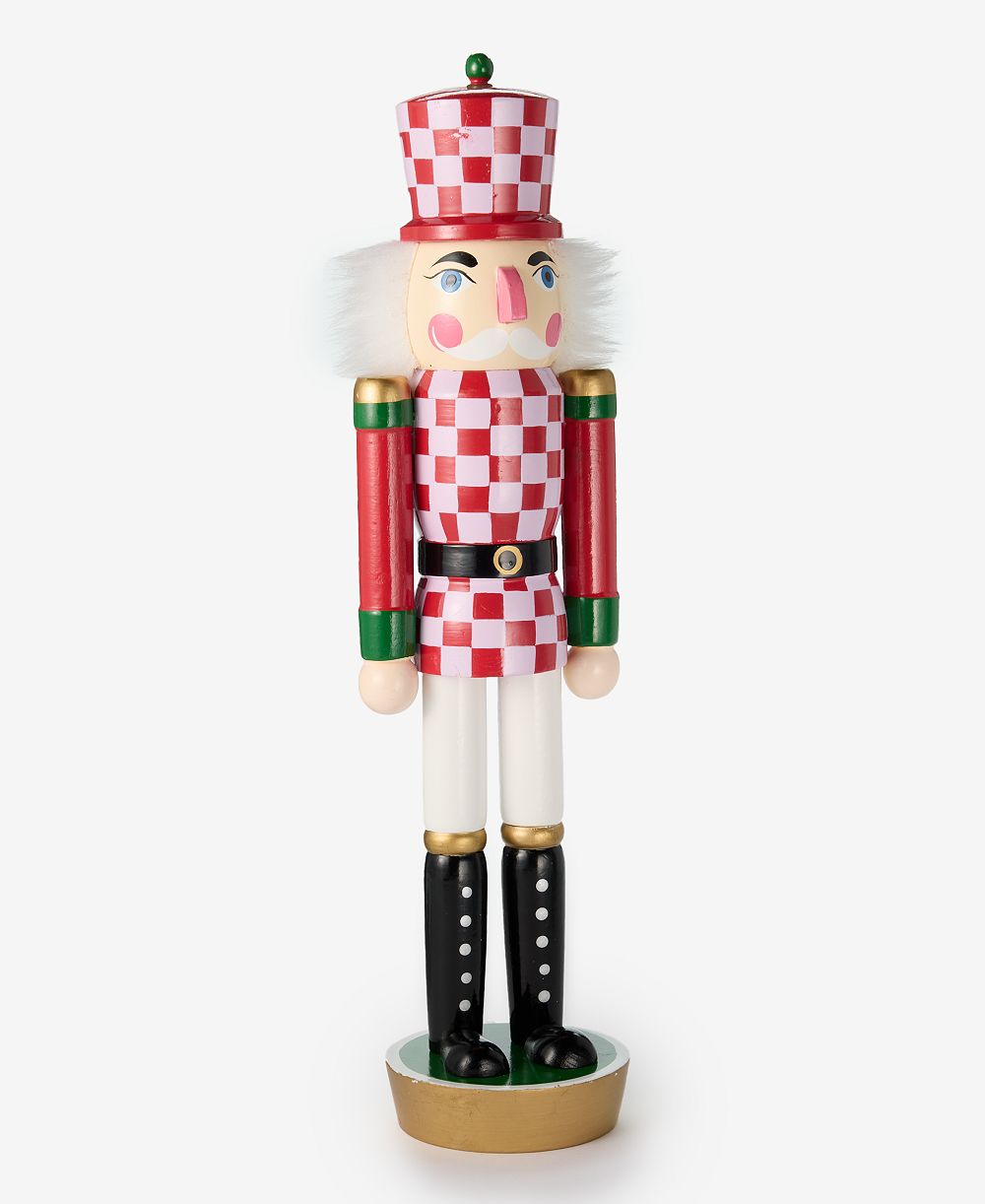 Фигурка Holiday Lane Щелкунчик в клетку, эксклюзив Macy's