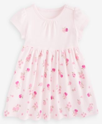 Детское платье First Impressions с принтом яблок, 2T-4T, Pink
