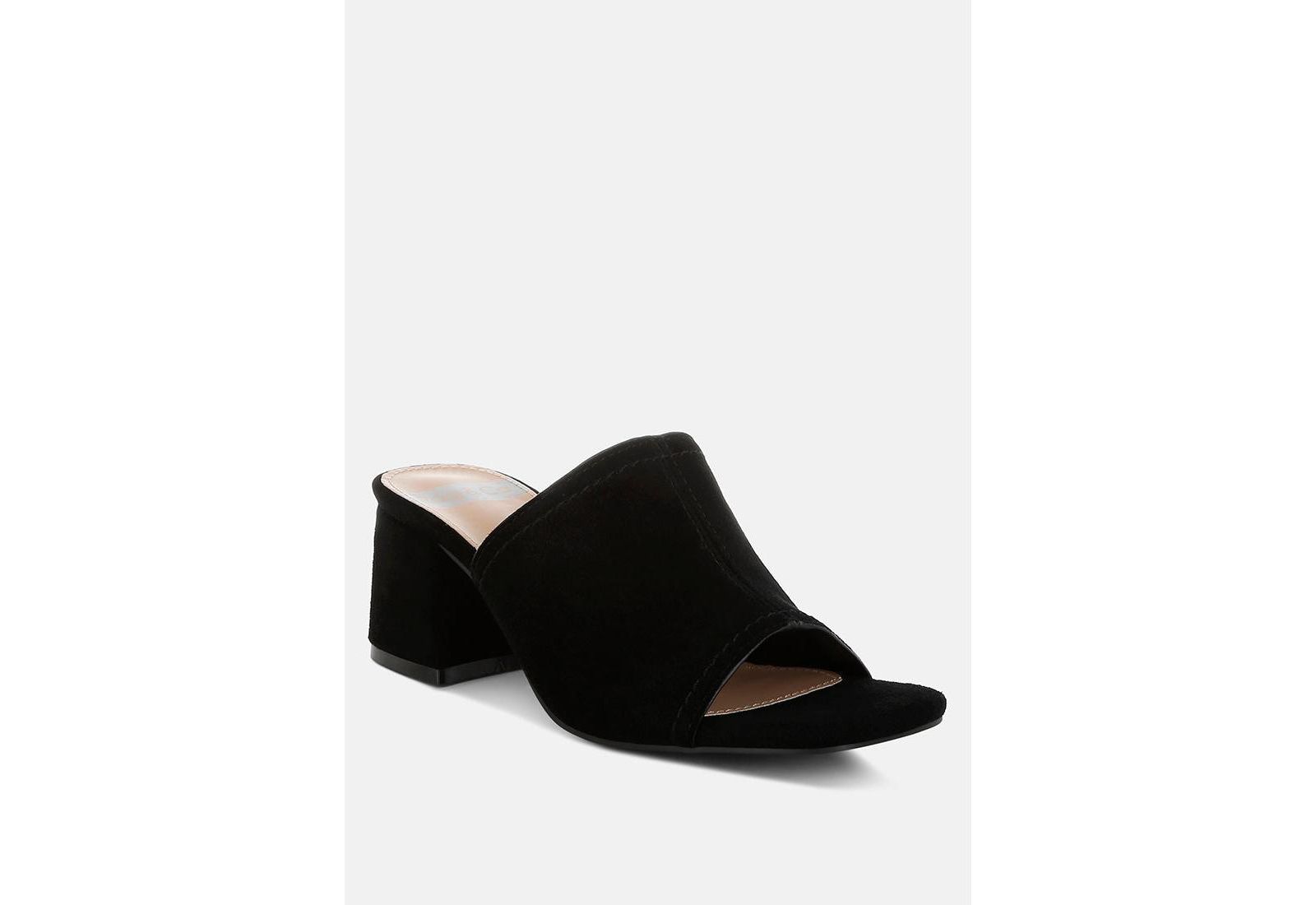 Rag & Co Womens Citarum Real Suede Leather Slip Ons