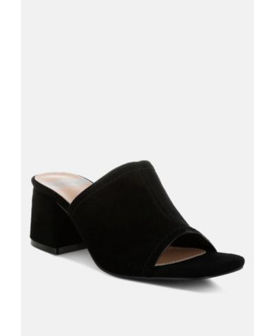 Rag & Co Womens Citarum Real Suede Leather Slip Ons