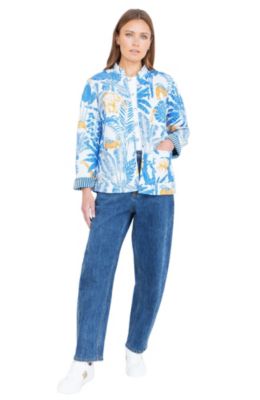 Yumi Women's Jungle Reversible Cotton Quilted Jacket