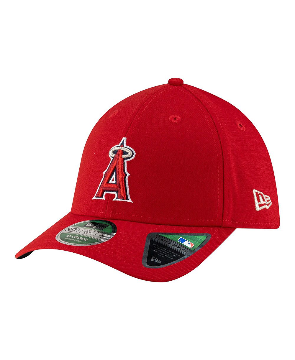 Мужская кепка New Era Los Angeles Angels Player Replica 39THIRTY M-Crown Flex