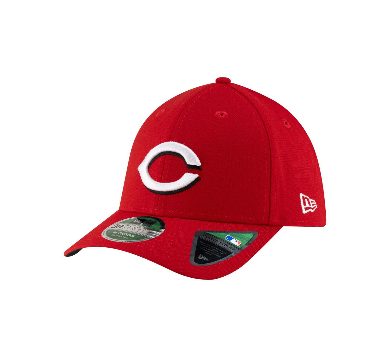 Мужская кепка New Era Cincinnati Reds Player Replica 39THIRTY M-Crown Flex Red