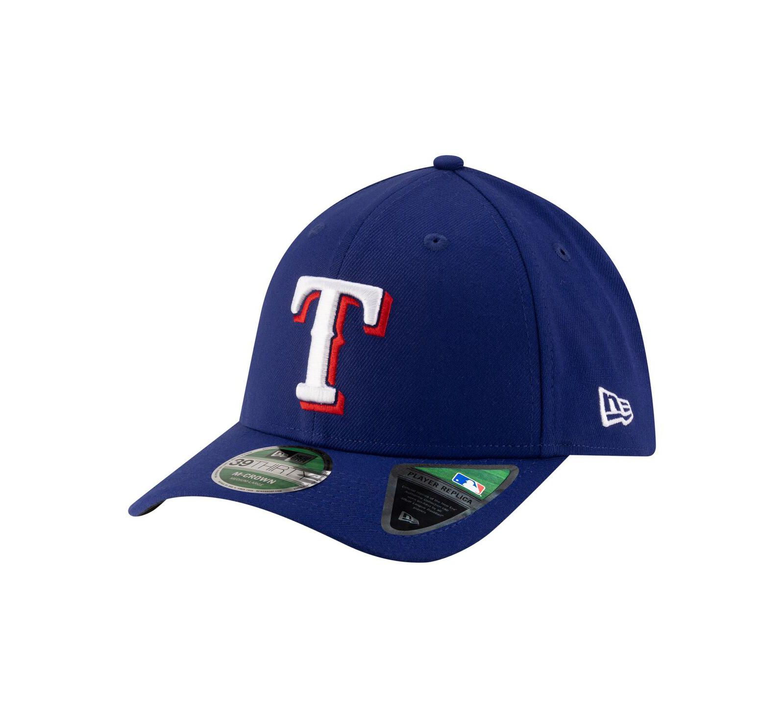 Мужская кепка New Era Texas Rangers Player Replica 39THIRTY M-Crown Flex