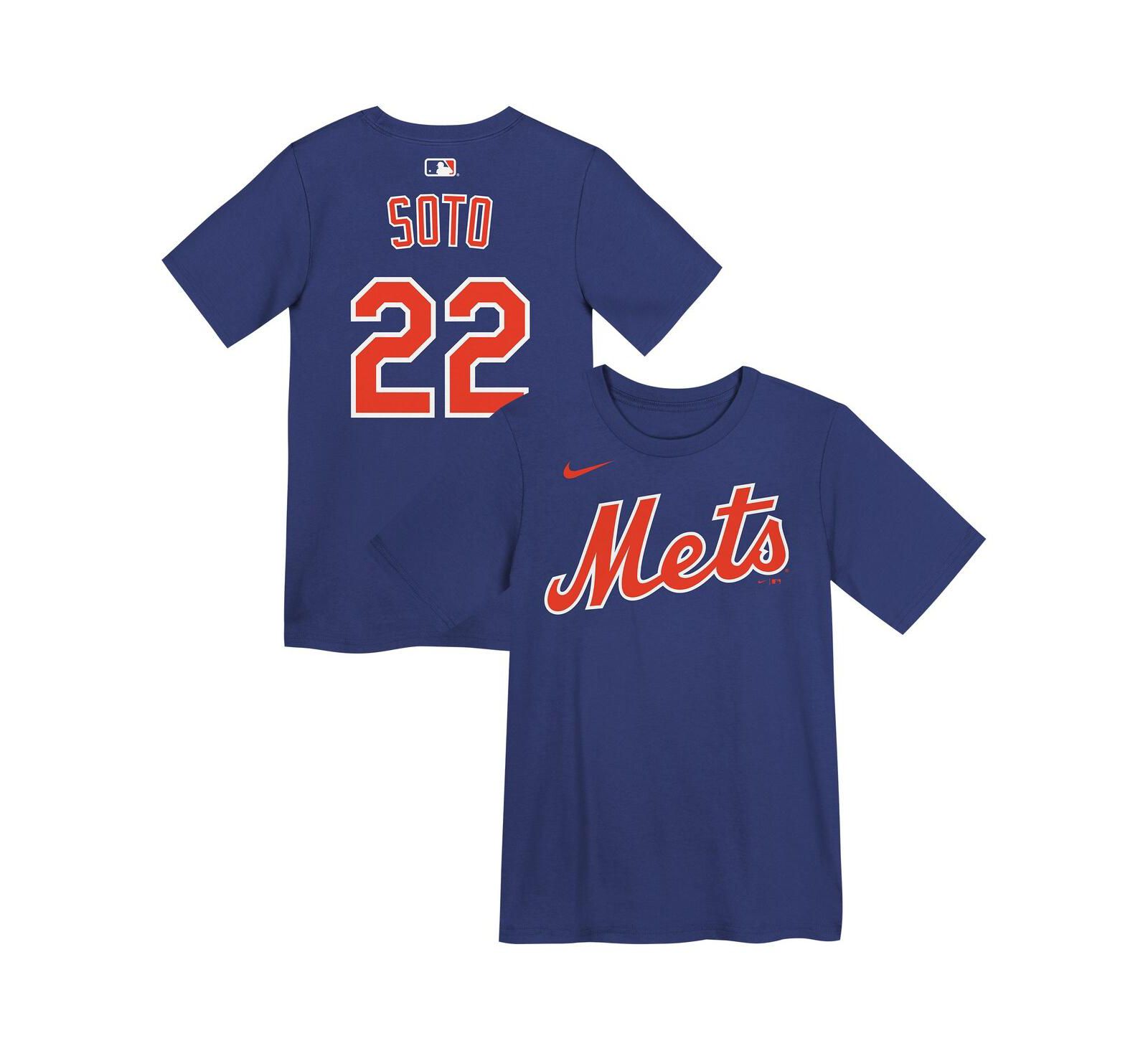 Nike Preschool Juan Soto Royal New York Mets Name & Number T-Shirt