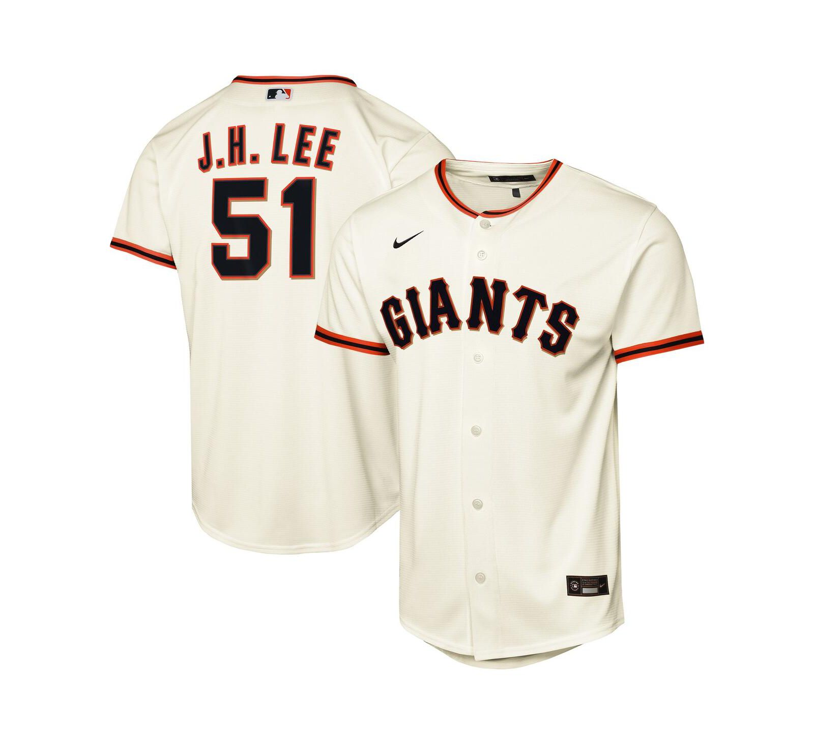 Детская реплика джерси Nike Jung Hoo Lee San Francisco Giants Home