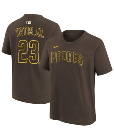 Футболка Nike Fernando Tatis Jr. San Diego Padres коричневая для мальчиков и девочек