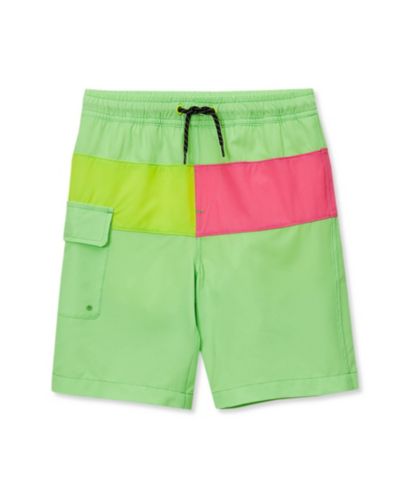 Мужские плавки Lands' End Boy Child Chlorine Resistant Colorblock Hydroliner