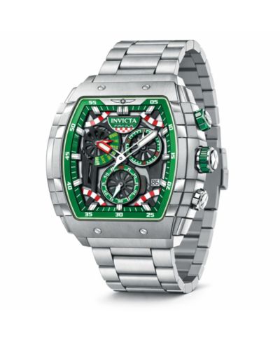 Invicta 49219 Invicta Racing Quartz VD86 Plastic, Skeleton, Metal Dial Watch
