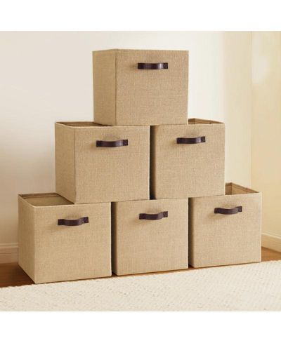 Набор из 6 контейнеров для хранения Ornavo Home Jute