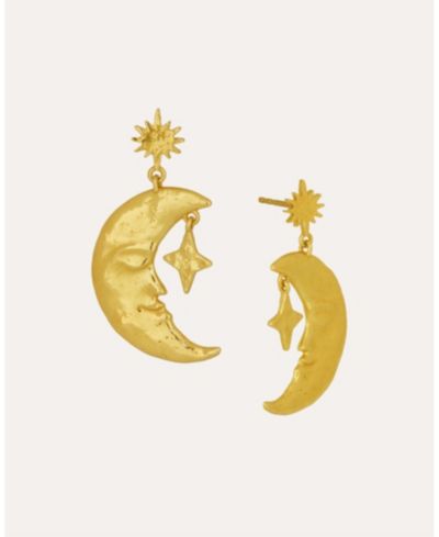 Серьги-подвески Ottoman Hands Crescent Moon Drop