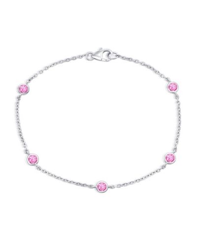 June - created pink sapphire