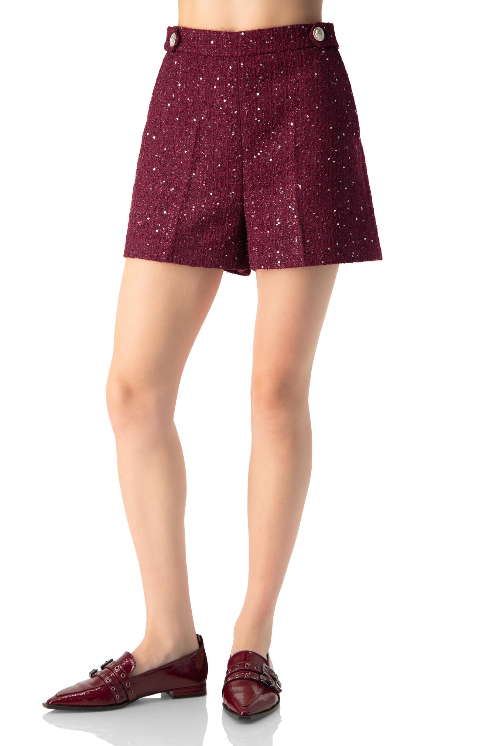 Ivonne Women's Tailored Shorts with Pockets