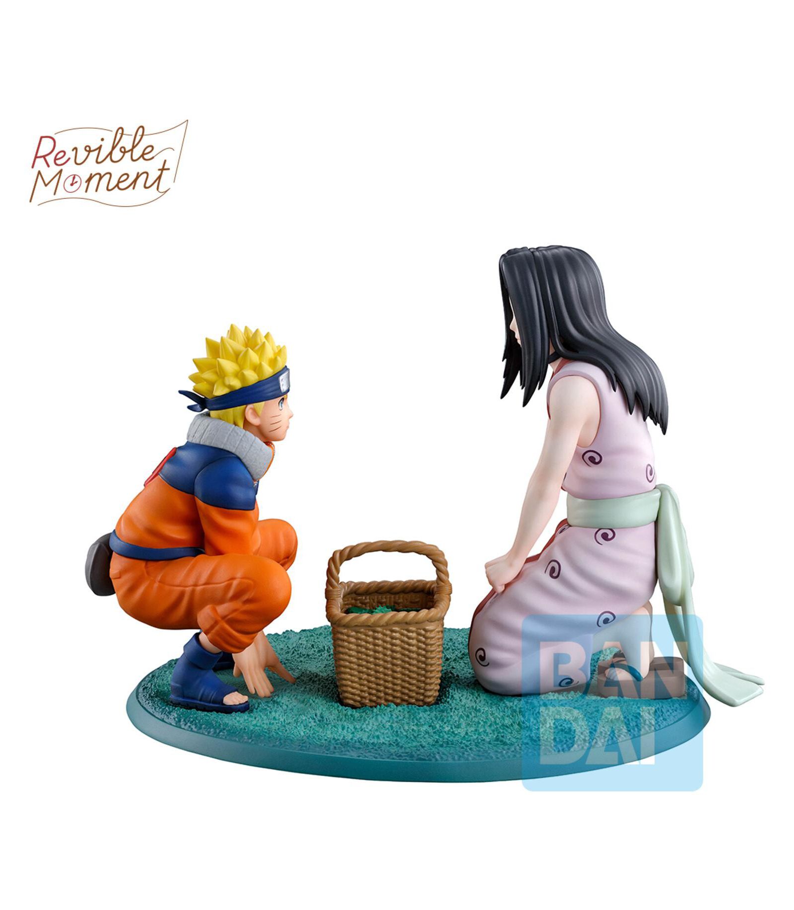 BANDAI Ichibansho Naruto Revible Moment фигурка Наруто Узумаки и Хаку (The Land of The Waves)