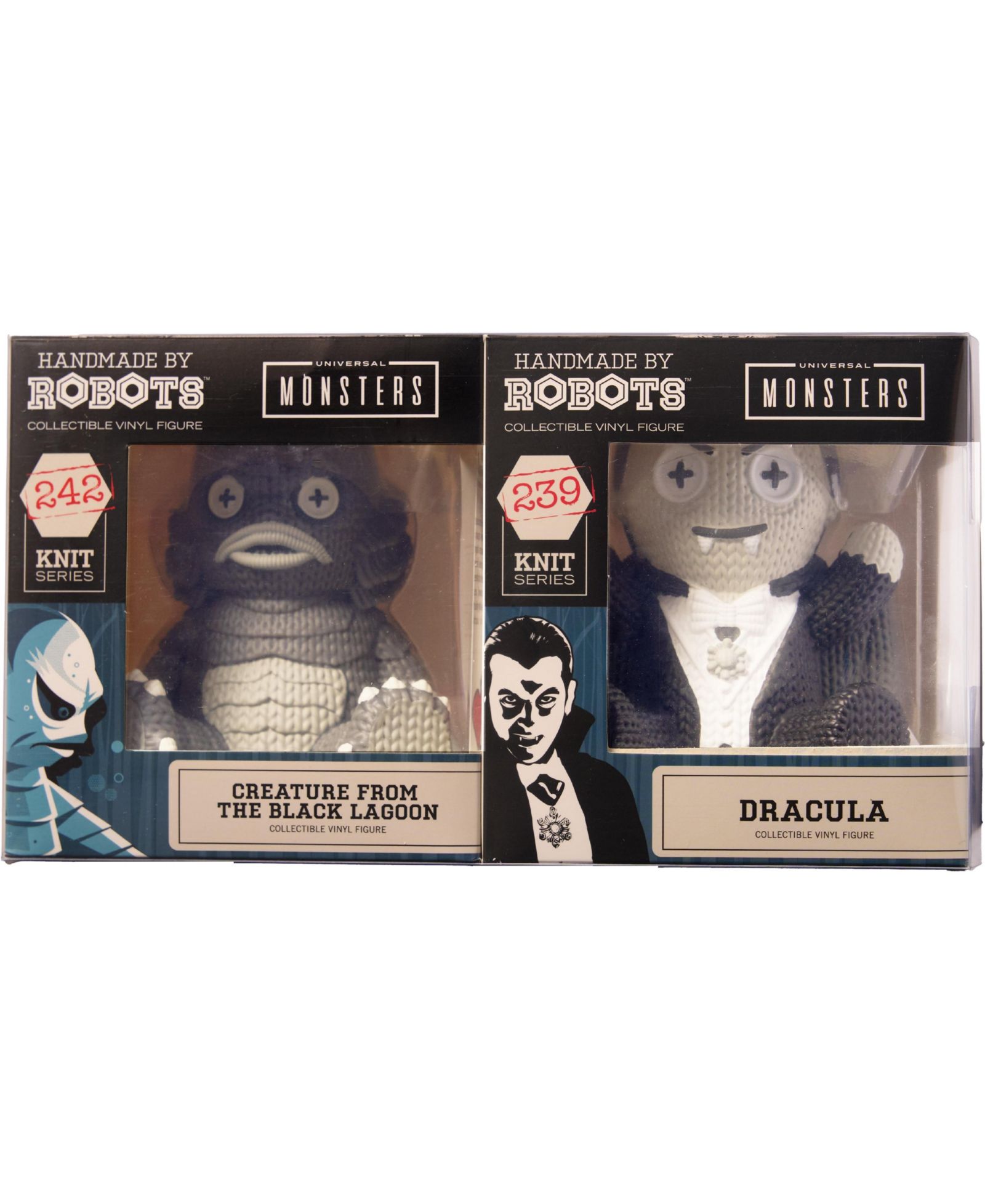 Набор фигурок Handmade by Robots Universal Monsters - Creature & Dracula 2-Pack