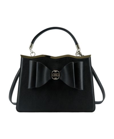 LIKE DREAMS The Noa Structured Bowtie Small Crossbody Bag