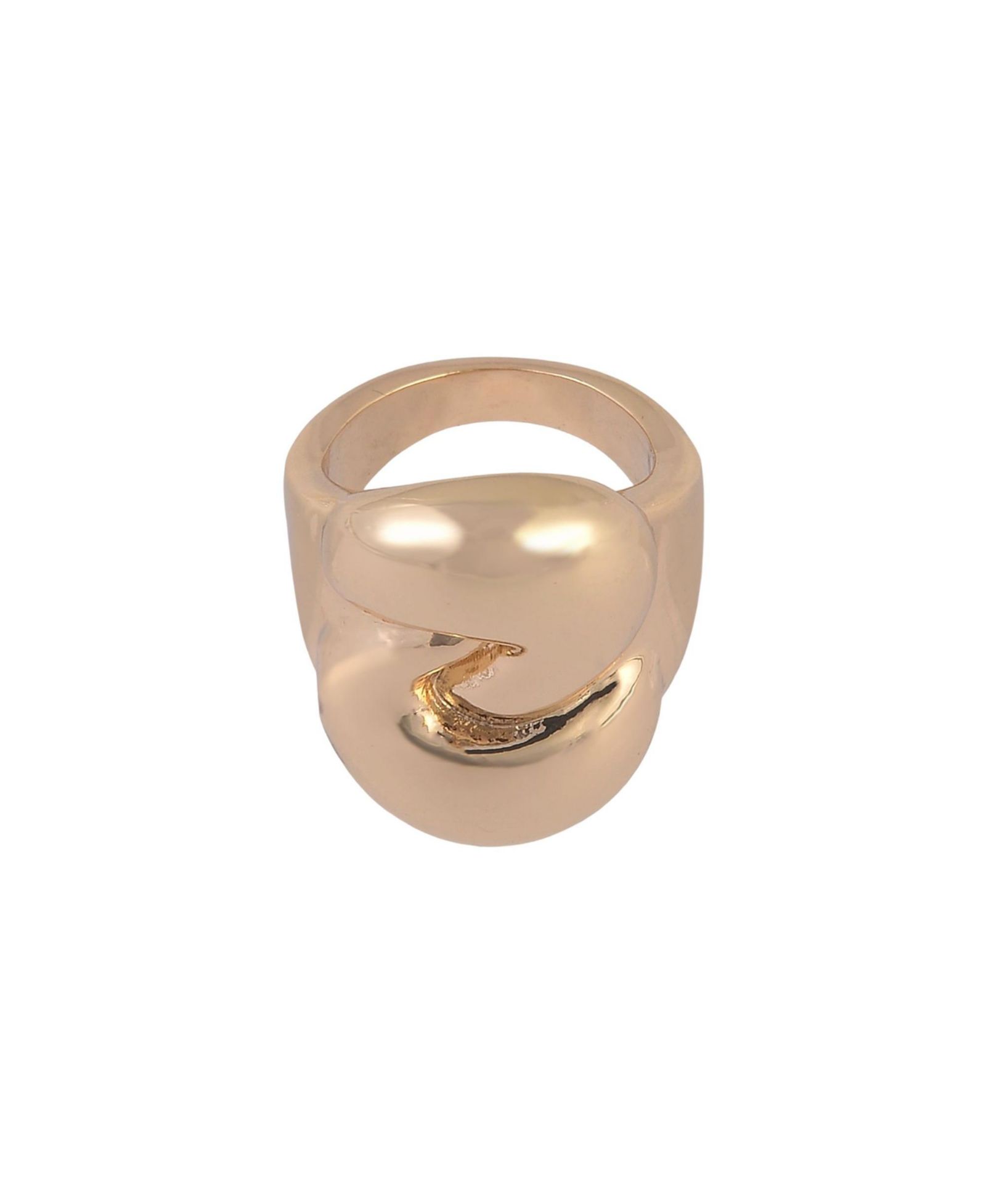 Laundry by Shelli Segal Gold Tone Knotted Cocktail Ring