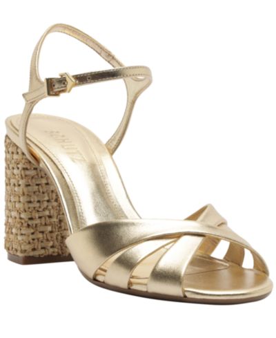 Женские босоножки Schutz Keefa Raffia High Block