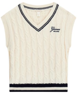 GUESS Girls' 7-16 Sleeveless Sweater