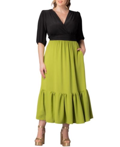 Kiyonna Plus Size Danica Maxi Dress