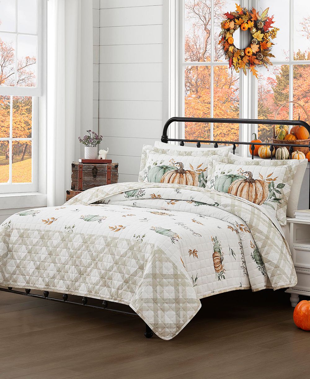 Avanti Grateful Patch реверсивный комплект из 2 стеганых одеял, Twin