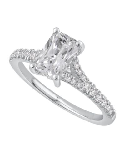 Macy's обручальное кольцо с выращенным бриллиантом 1-1/4 ct. t.w. в 14k White Gold