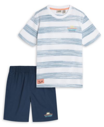 Комплект из футболки и шорт SCOTCH & SODA в полоску для мальчиков, 2 части