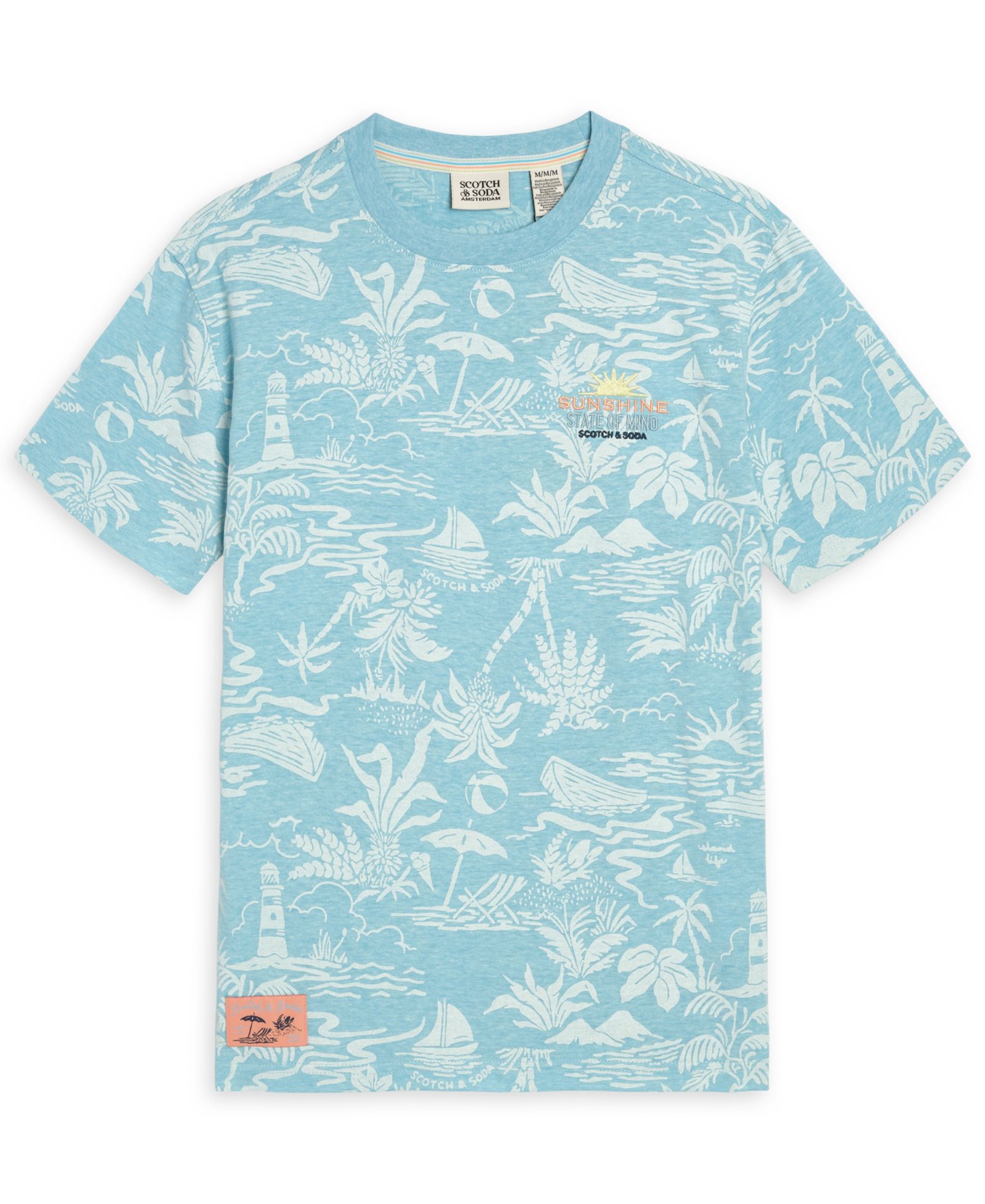 Детская футболка SCOTCH & SODA Crewneck Printed