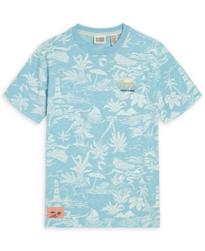 Детская футболка SCOTCH & SODA Crewneck Printed