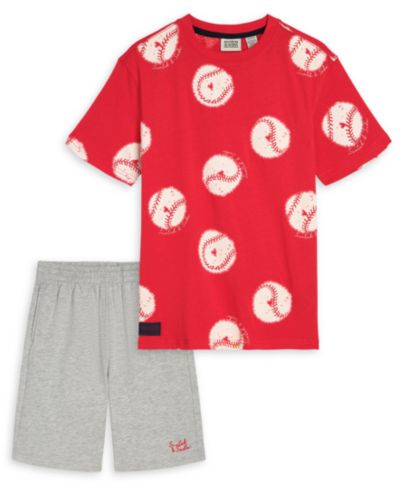 Детский комплект SCOTCH & SODA Boys' 2-Piece Set: футболка с коротким рукавом и шорты