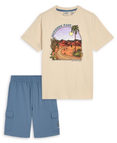 Комплект из 2 предметов SCOTCH & SODA: футболка и шорты для мальчиков 4-7 лет