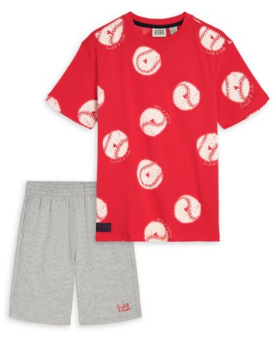 Детский комплект из футболки с круглым вырезом и шорт SCOTCH & SODA, 2 предмета