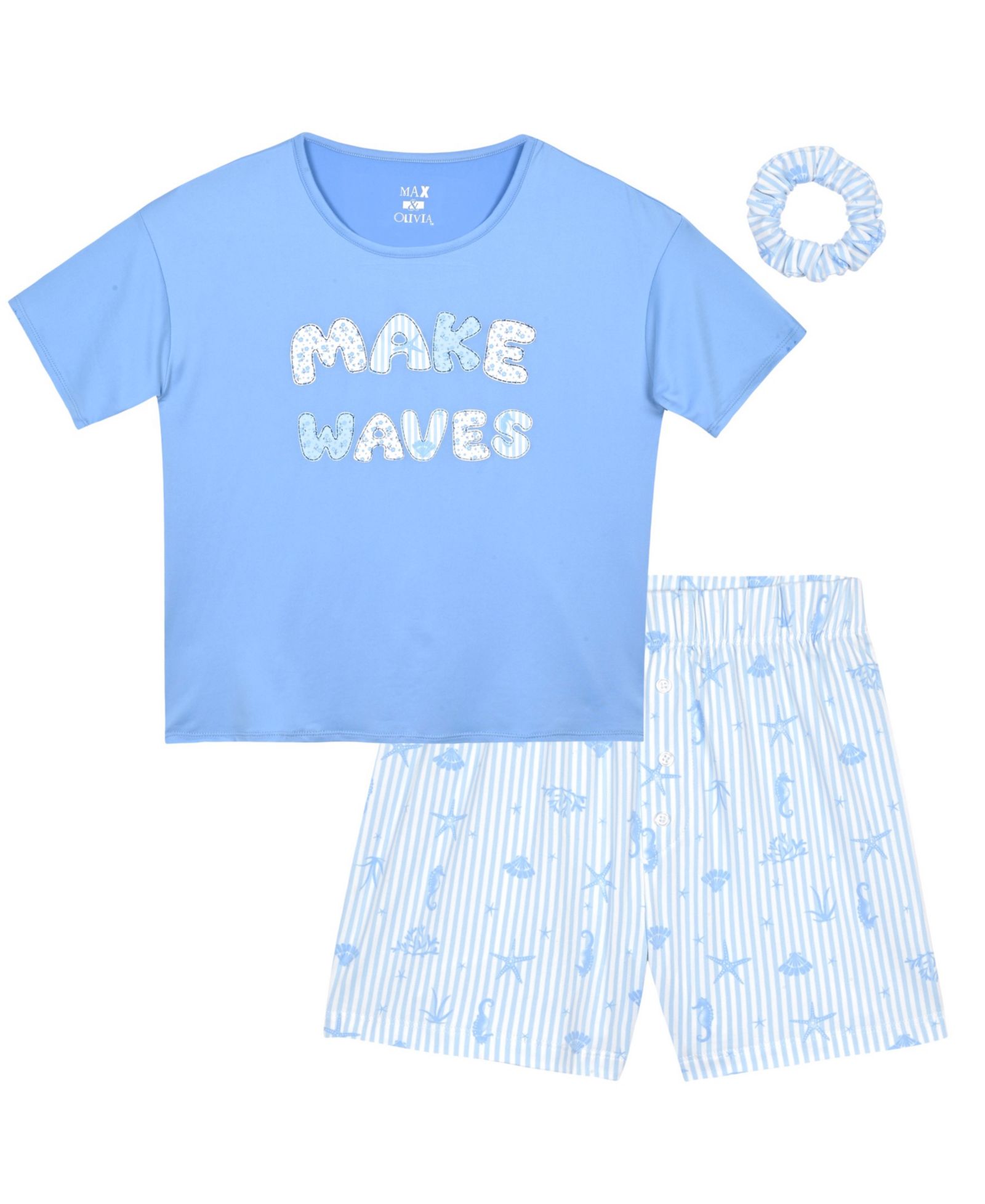 Комплект Max & Olivia Making Waves Top and Shorts 3-Piece Set
