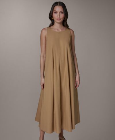 Donna Karan Weekend Женское платье макси без рукавов с завязками на спине