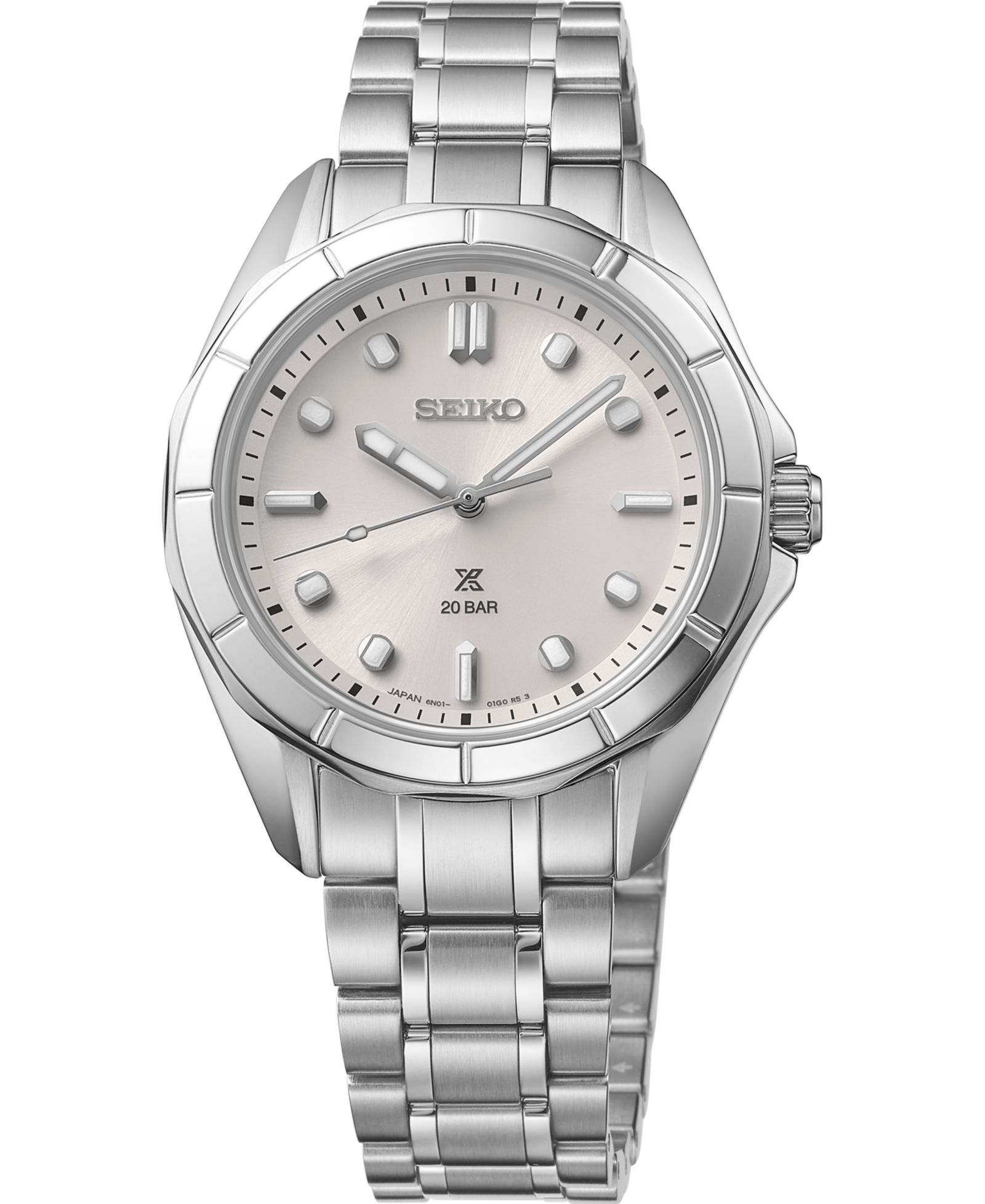 Seiko Women's Prospex Sea Series Stainless Steel Bracelet Watch, 34mm