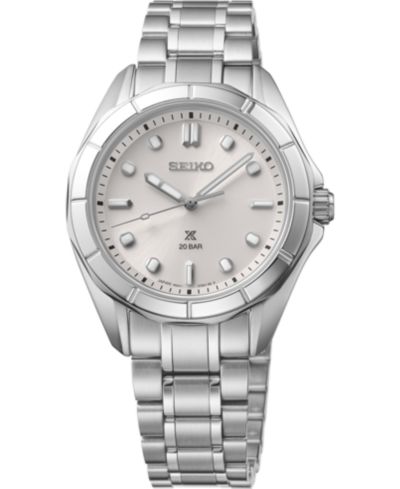 Seiko Women's Prospex Sea Series Stainless Steel Bracelet Watch, 34mm