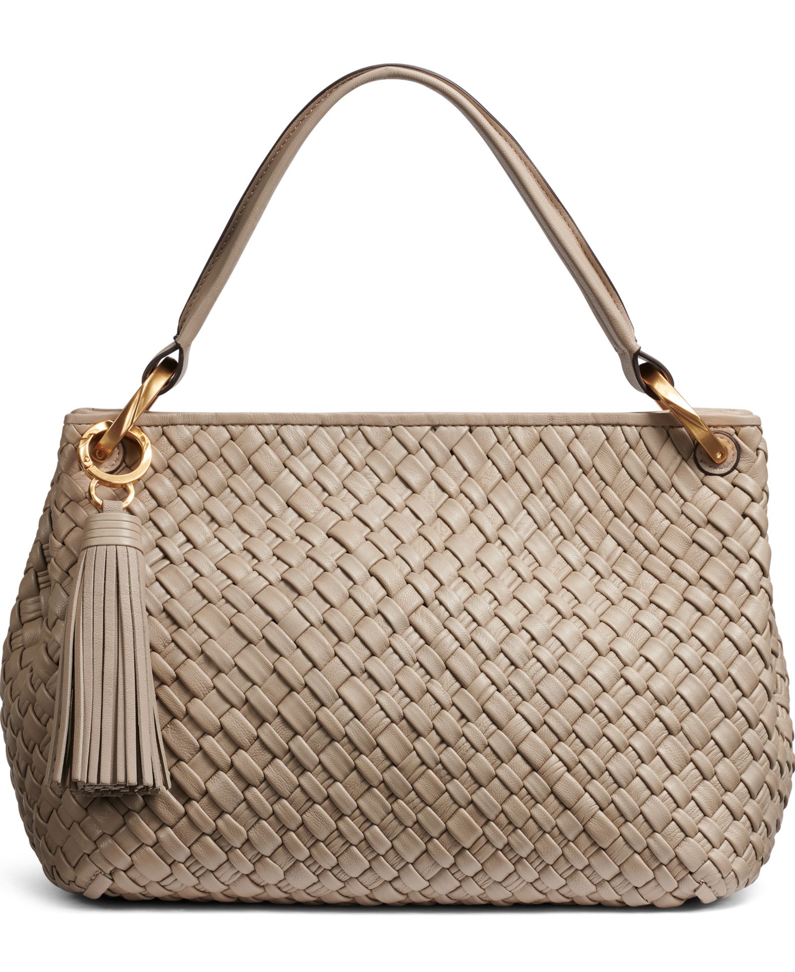 Donna Karan New York Glenwood Woven Small Shoulder Handbag