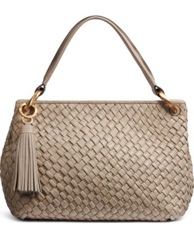 Маленькая плечевая сумка Donna Karan New York Glenwood Woven