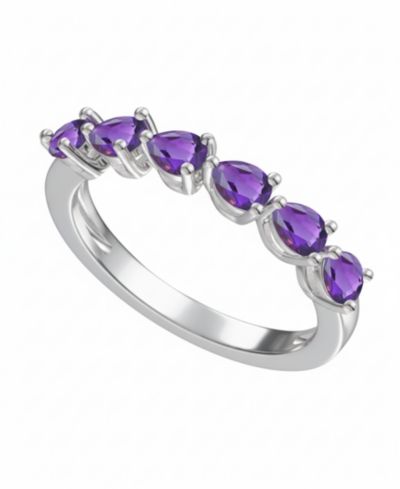 Кольцо Macy's Garnet (1-1/4 ct. t.w.) Sterling Silver